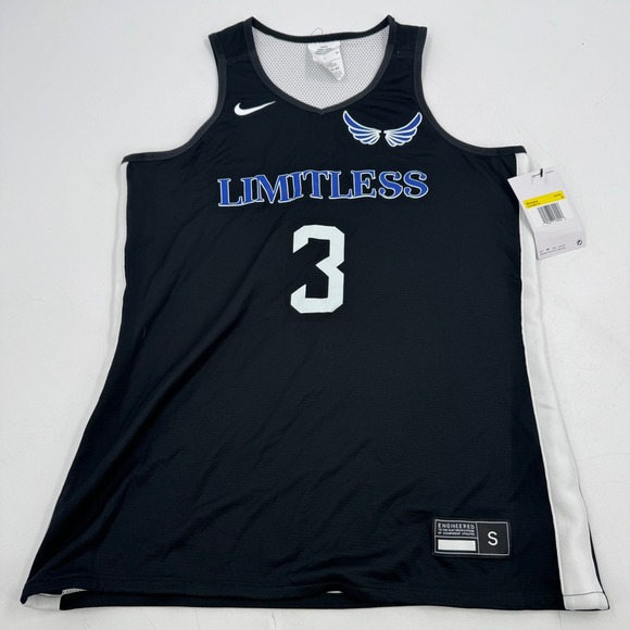 Nike Limitless Basketball Jersey Women's Size S‎ Black Number 3 Sleeveless - Picture 2 of 6